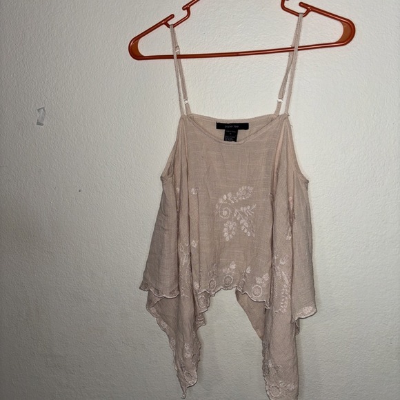 Paper Tee Boho Pink Crop Top Size Medium - Picture 1 of 6